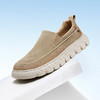 骆驼男鞋2025春季新款舒适套脚懒人乐福爸爸鞋一脚蹬布鞋男休闲鞋  G14S076112  商品缩略图3