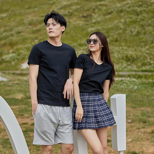 KAISER凯撒高端轻奢液氨T恤久穿不变形透气十足百搭修身T恤情侣款 商品图9