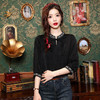 KQL-C30N3315新中式国风立领刺绣衬衫 商品缩略图3