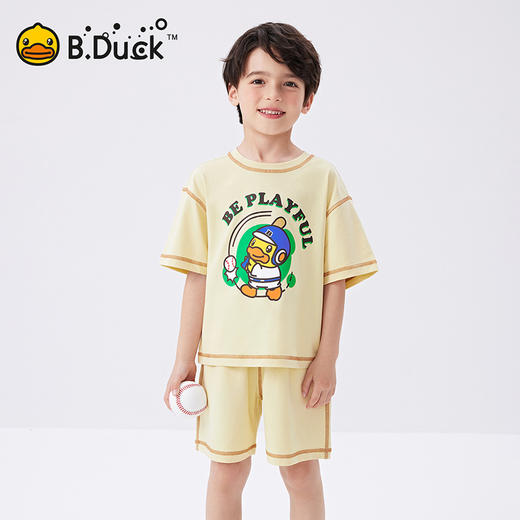 B.Duck小黄鸭童装夏季休闲运动套装105-150 BF2581053 商品图0
