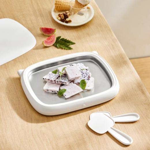 【MODONG摩动马卡龙炒冰机（不插电）】✅1、强劲冷冻液，🌵2分钟从果汁到冰块，🌈速冻制冰，无需久等  商品图3