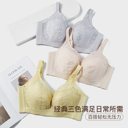 【满2件/99元】【C杯单件】【秀黛】月下花开软圈拼棉杯文胸L5110007C【门店同款】【如遇缺货自动退款，介意勿拍】 商品图3