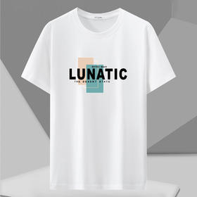 【纯棉】【新款DAL】大码夏季短袖T恤潮款圆领印花多色加肥加大男士打底上衣半袖