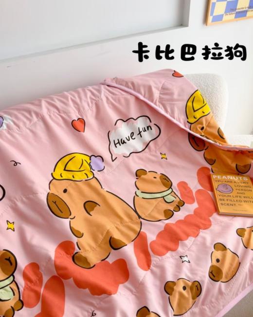 🔹【莫媞娜儿童夏季空调被】 ✅1、水洗棉可亲肤的，柔软、🎊细腻吸湿透气，安心贴贴，高支高密材质❗ ❗ ❗  商品图3