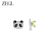 ZEGL设计师竹韵系列熊猫耳钉2024年新款爆款耳环女高级感银针耳饰 商品缩略图4
