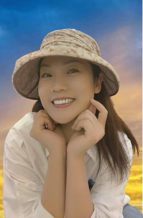 优品堂【清韵】韩版ins潮牌翘边可向上青春上扬，下翘遮阳面宽防晒防紫外线帽子