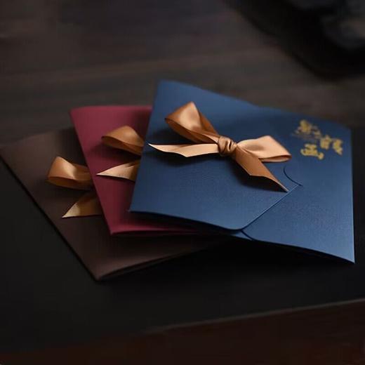 商务邀请函请柬定制高档会议活动邀请毕业谢师宴生日开业年会请帖 商品图2