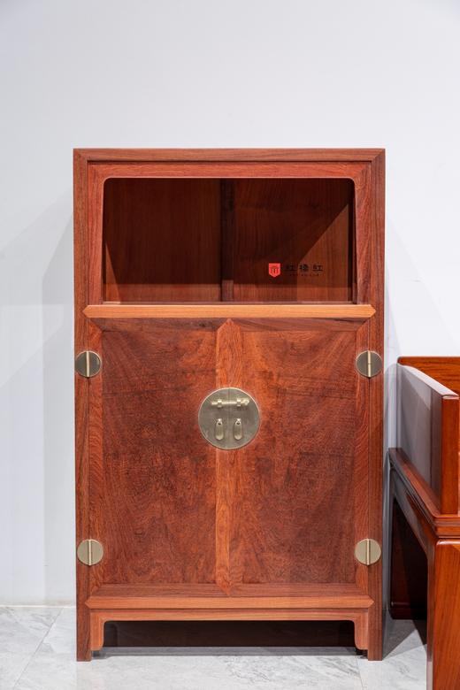 红桥红  家具严选  缅甸花梨（大果紫檀）【198 大都会馆藏直腿罗汉床 两件套】 商品图3