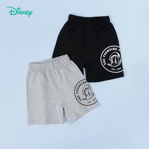 迪士尼【唐老鸭IP】短裤男童2024夏季薄款休闲纯棉透气儿童五分裤ZD2DK008 商品图2