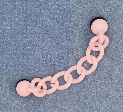 CROCS卡骆驰 配饰 智必星 粉色链条 商品图0