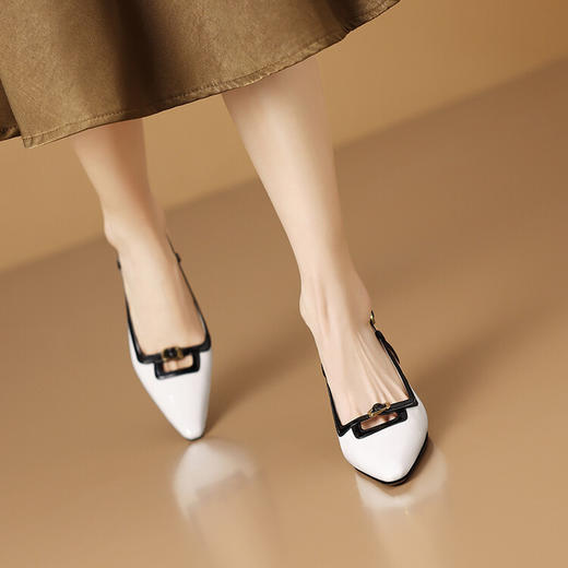 【预售5天】高级感法式小众，名媛高跟包头凉鞋HY&H3369 商品图1