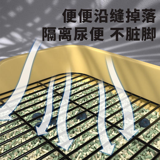 【狗狗厕所】用品宠物砂盆小型中型大型犬防踩屎便尿尿盆泰迪小狗专用奶油黄 商品图1