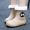 【韩版可爱怪兽卡通雨鞋】女防滑防水鞋外出加绒保暖雨靴学生户外水靴 商品缩略图2