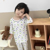 【优美好看，时尚秀气！】儿童睡衣夏季薄款雅赛尔男孩七分袖，花边宝宝空调服女童家居服套装！ 商品缩略图11
