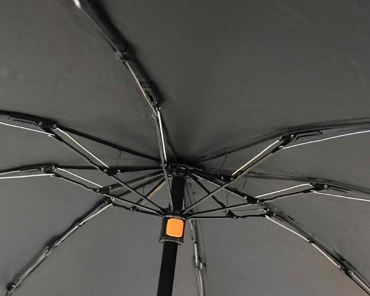 优品堂【雨雾】五折伸缩手柄加大抗风纯色男女共用防晒防紫外线手机伞 商品图3