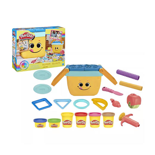孩之宝Hasbro 培乐多趣味彩泥野餐篮HASCF69165C00 商品图0