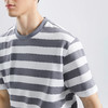 柒牌条纹短袖T恤男2024夏季新款时尚百搭中青年宽松圆领休闲上衣	126T73450 商品缩略图2