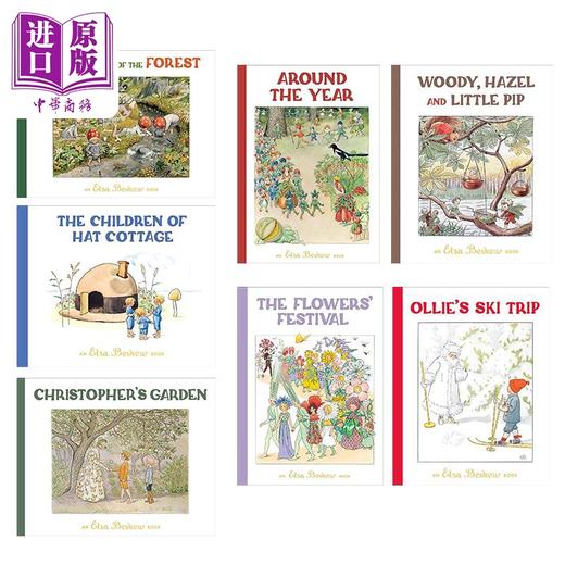 【中商原版】Elsa Beskow 艾莎贝斯蔻情商性格教育英文绘本7册 Flowers Festival Around the Year Children of the Forest 商品图1