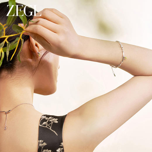 ZEGL设计师925银竹韵系列竹节手链女竹子2024年新款小众精致手饰 商品图3