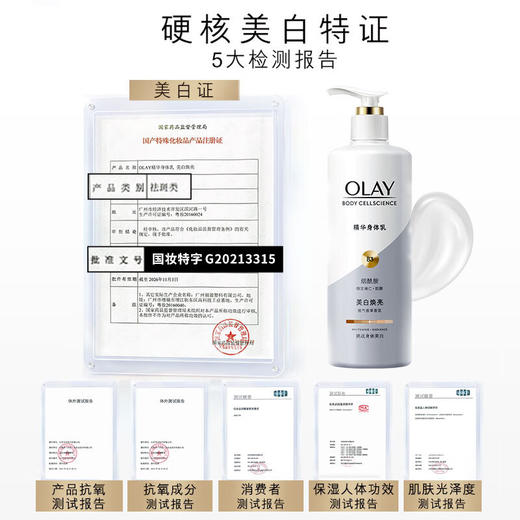 【限时折扣】Olay玉兰油新版烟酰胺美白身体乳260ml 商品图3