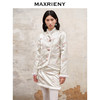 MAXRIENY国风复古提花棉服2023冬款新年年服精致宫廷感粉金外套女(货号:MS88CP501) 商品缩略图2