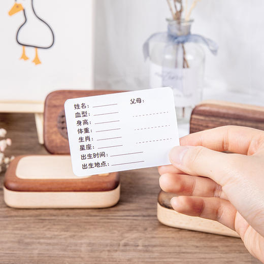 【给乳牙全方位的保护】木质宝贝乳牙收纳盒 便捷收纳 持久耐用 四款可选 配赠胎毛收纳瓶哦~ 商品图3