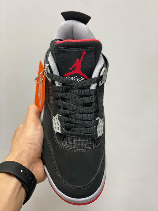 夏日特惠💰390 真标版本 # Air Jordan 4 Retro “Bred” 新黑红 商品图5