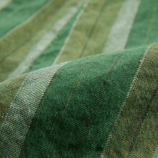 谜底H型直筒短裤女2024年夏季新品复古条纹亚麻透气裤子242MK0665 商品图3