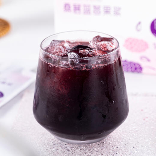 果舒元 100%桑葚蓝莓果浆2盒（套装）  30ml*10袋/盒*2盒 商品图4