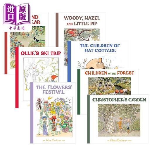【中商原版】Elsa Beskow 艾莎贝斯蔻情商性格教育英文绘本7册 Flowers Festival Around the Year Children of the Forest 商品图0
