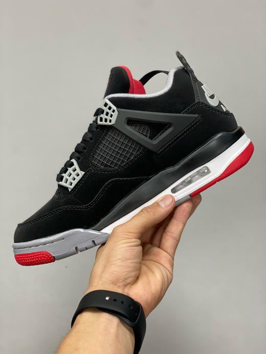 夏日特惠💰390 真标版本 # Air Jordan 4 Retro “Bred” 新黑红 商品图2