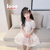 夏季新款中大童提花连衣裙薄款女童宝宝可爱裙子夏季女孩卡通公主裙聚 商品缩略图0
