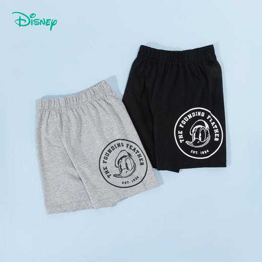 迪士尼【唐老鸭IP】短裤男童2024夏季薄款休闲纯棉透气儿童五分裤ZD2DK008 商品图3