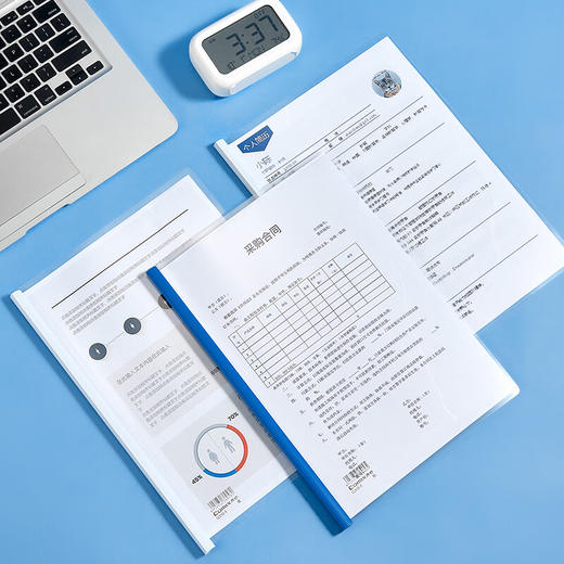 齐心(Comix) 10个装A4抽杆夹 商品图6