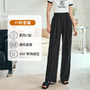 OLrain欧芮儿法式豆绿色休闲裤女夏季2023年新款高腰阔腿垂感长裤 商品缩略图9