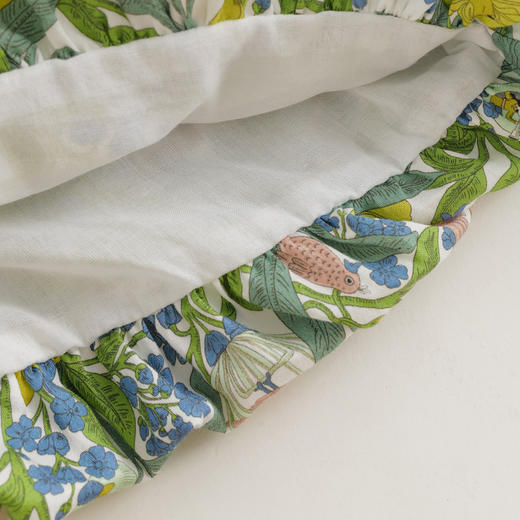 【马克珍妮 芦芙】女童花鸟童话花苞短裤儿童裤子夏装新款240575 商品图6