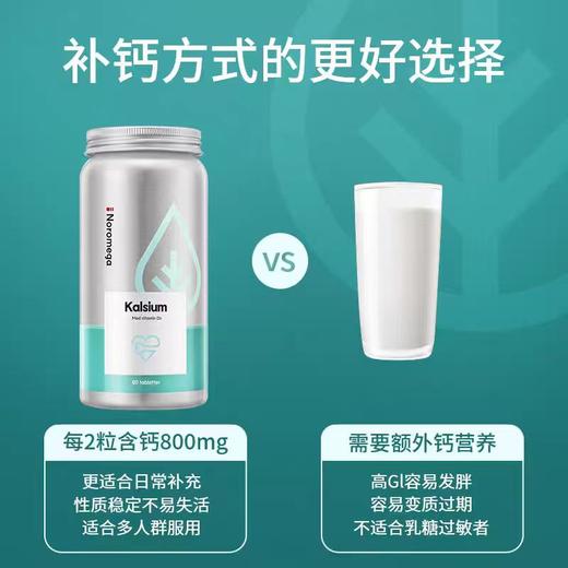 补钙！低至💰69元/瓶！荃网最低价❗️官旗198/瓶！挪威Noromega维生素d3钙片 中老年人护关节补钙 预防骨质疏松腰背酸痛60粒 孕期三宝 日期28.9 商品图3