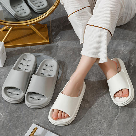 拍2付1～男女同款～防滑家居凉拖拖鞋 商品图2