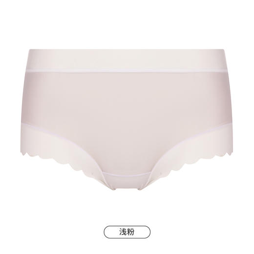 都市丽人健康系列薄透丝滑内裤女冰丝女士内裤速干中腰平角内裤LK45B8 商品图14
