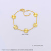【限时克减150元】足金999.99 【精品】五9黄金调节六花手链车花六叶花手链(ACSL00160)（预售产品下单后不退款不退货不换货不补差价）（预售产品下单后不退款不退货不换货不补差价） 商品缩略图3