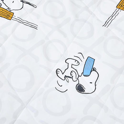 史努比·薄荷驱蚊被SNX02-1115B 舒适水洗棉 亲肤不闷热 商品图4