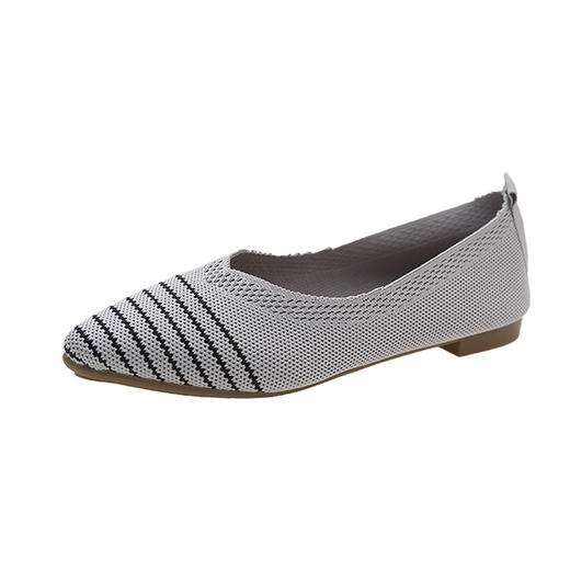 【优雅舒适】法式飞织王妃鞋 时尚个性 潮流百搭单鞋 鞋底防滑不磨脚 柔软轻盈舒适 修饰腿型 显腿长~可甜可酷、日常通勤都能轻松驾驭！ 商品图12