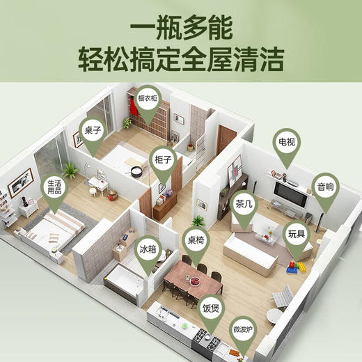 【全屋清洁】水卫仕seaways多功能清洁剂500g 商品图5