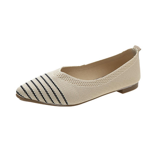 【优雅舒适】法式飞织王妃鞋 时尚个性 潮流百搭单鞋 鞋底防滑不磨脚 柔软轻盈舒适 修饰腿型 显腿长~可甜可酷、日常通勤都能轻松驾驭！ 商品图10