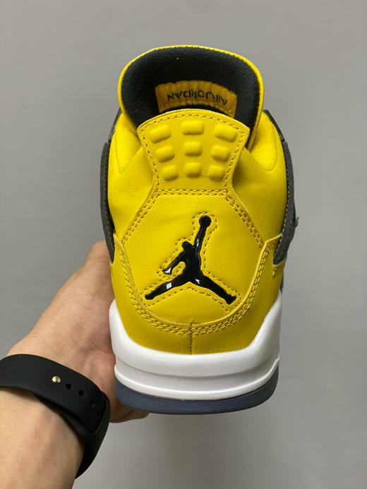 夏日特惠💰390 真标版本 # Air Jordan 4 乔4 黑黄 电母 商品图4