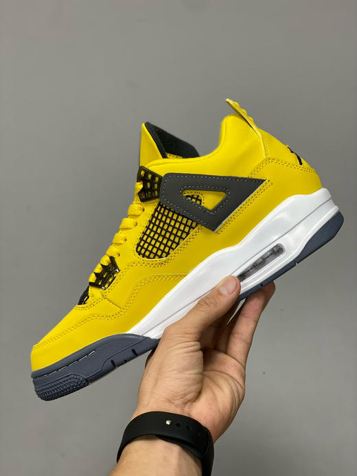 夏日特惠💰390 真标版本 # Air Jordan 4 乔4 黑黄 电母 商品图2