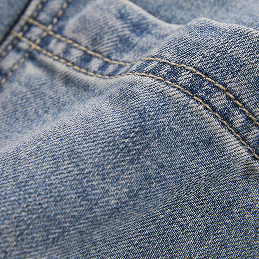 谜底萝卜裤女2024夏季新品复古重工绣花破洞宽松九分裤242MK0666 商品图3