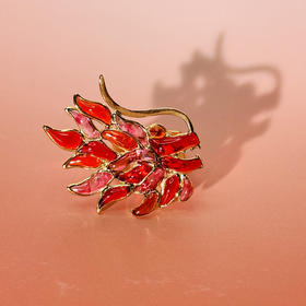 订购5个月到｜Gripoix Paris-Auspicious Dragon-祥龙纳福 琉璃 戒指［法国设计师］