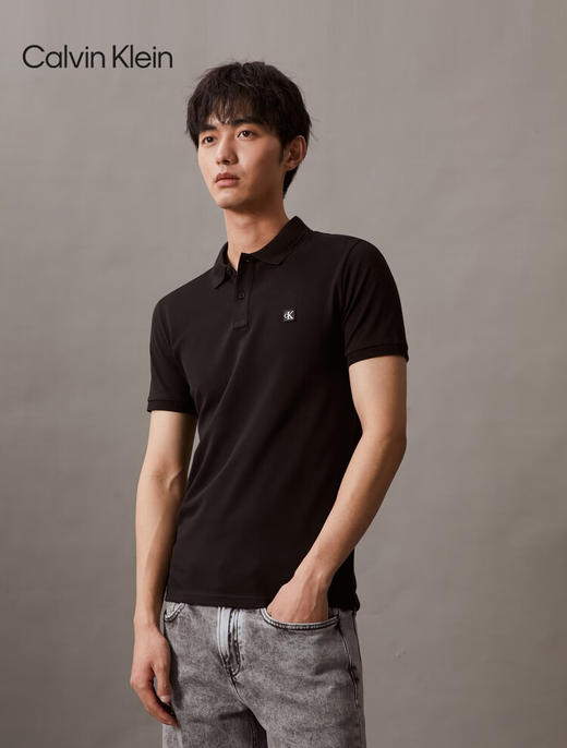 CK 短袖POLO衫男  J324246-BEH . 商品图0