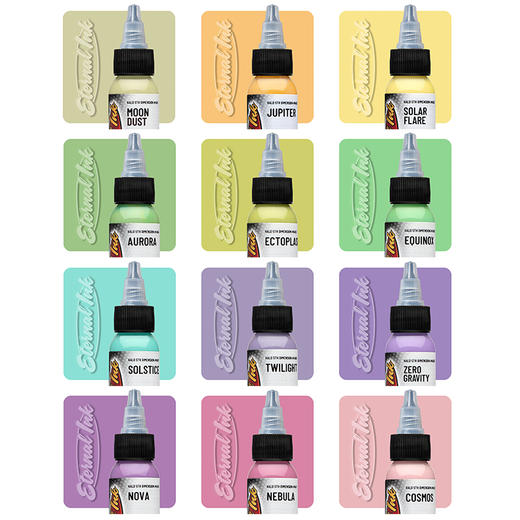 伊特诺纹身色料Halo第五维度12色套装惊蛰刺青器材 商品图4